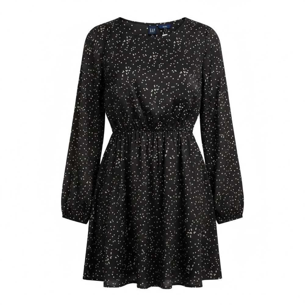 Gap Mini Dress‎ Women Small Black Lightweight Minimalist Mod Capsule